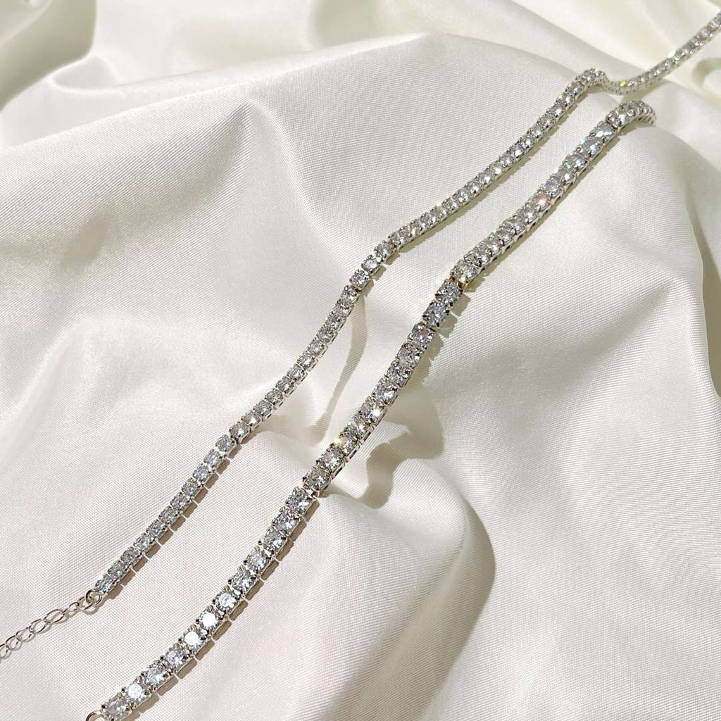 [Lumi Jewels]Elegant Tennis Chain Necklace