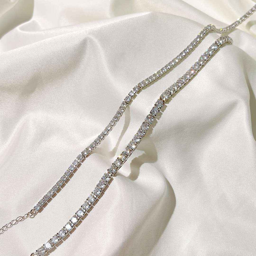 [Lumi Jewels]Elegant Tennis Chain Necklace