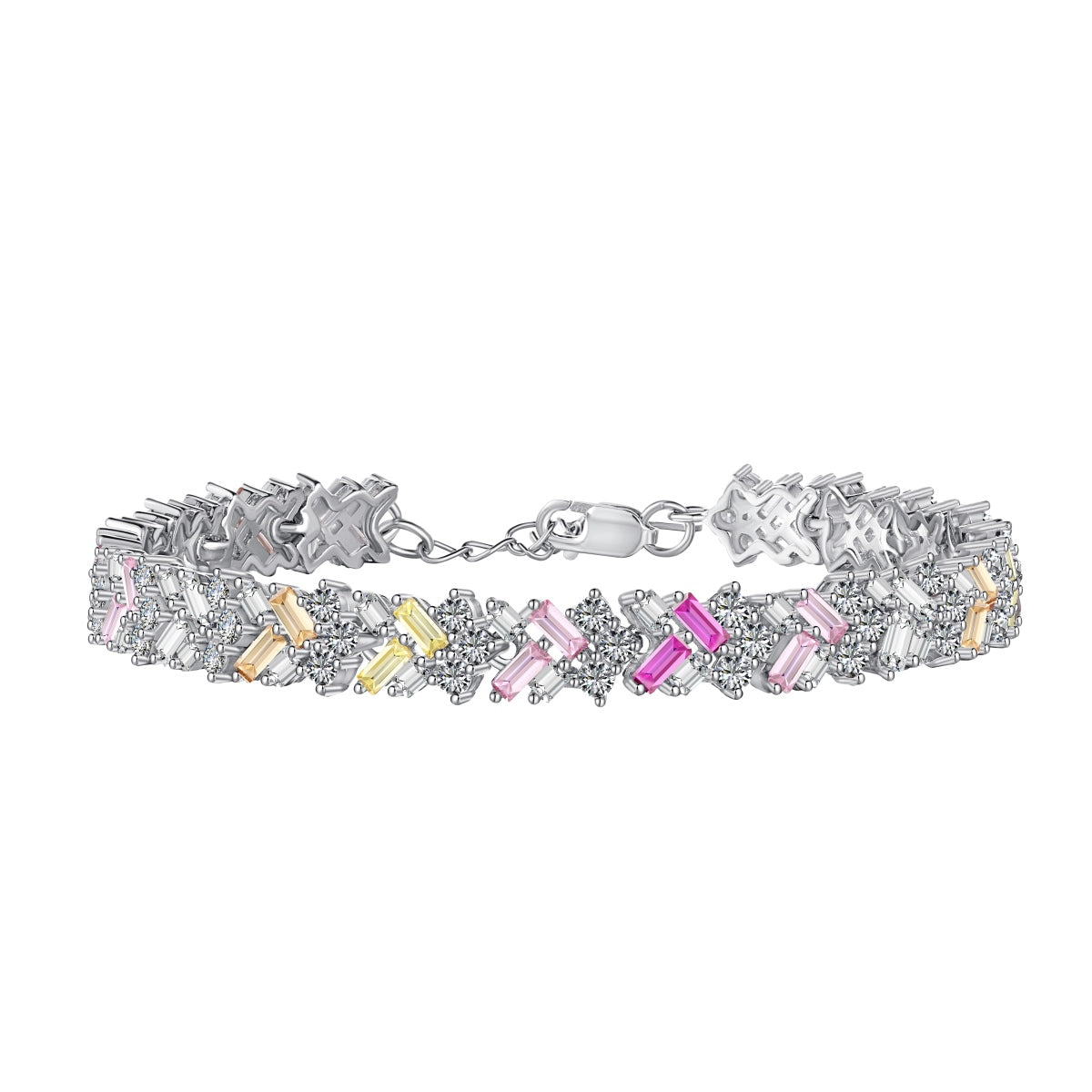[Lumi Jewels]Dazzling Unique Multi Shape Daily Bracelet
