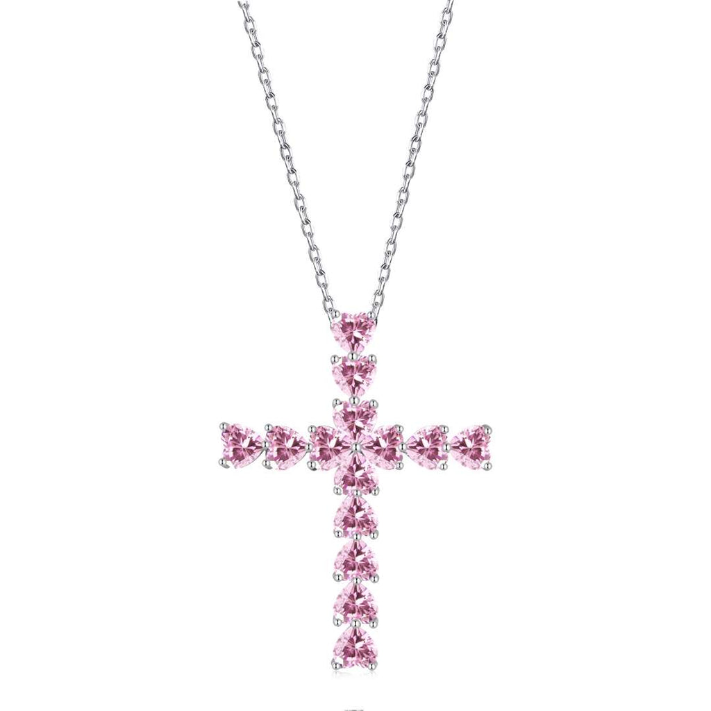 [Lumi Jewels]Radiant Cross Shape Necklace