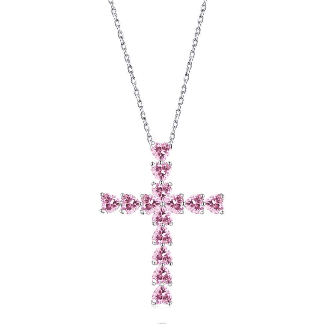 [Lumi Jewels]Radiant Cross Shape Necklace