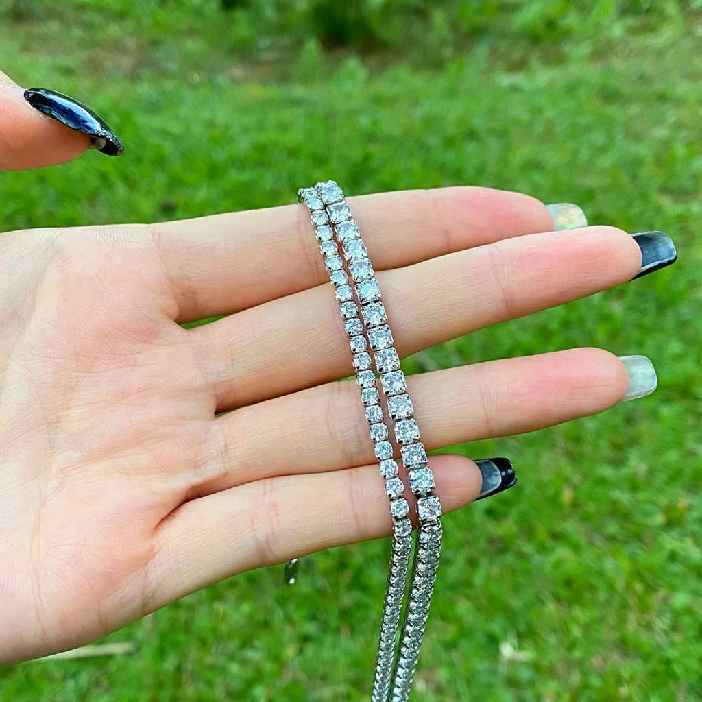 [Lumi Jewels]Elegant Tennis Chain Necklace