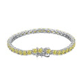 [Lumi Jewels]Ornate Dazzling Round Cut Tennis Bracelet