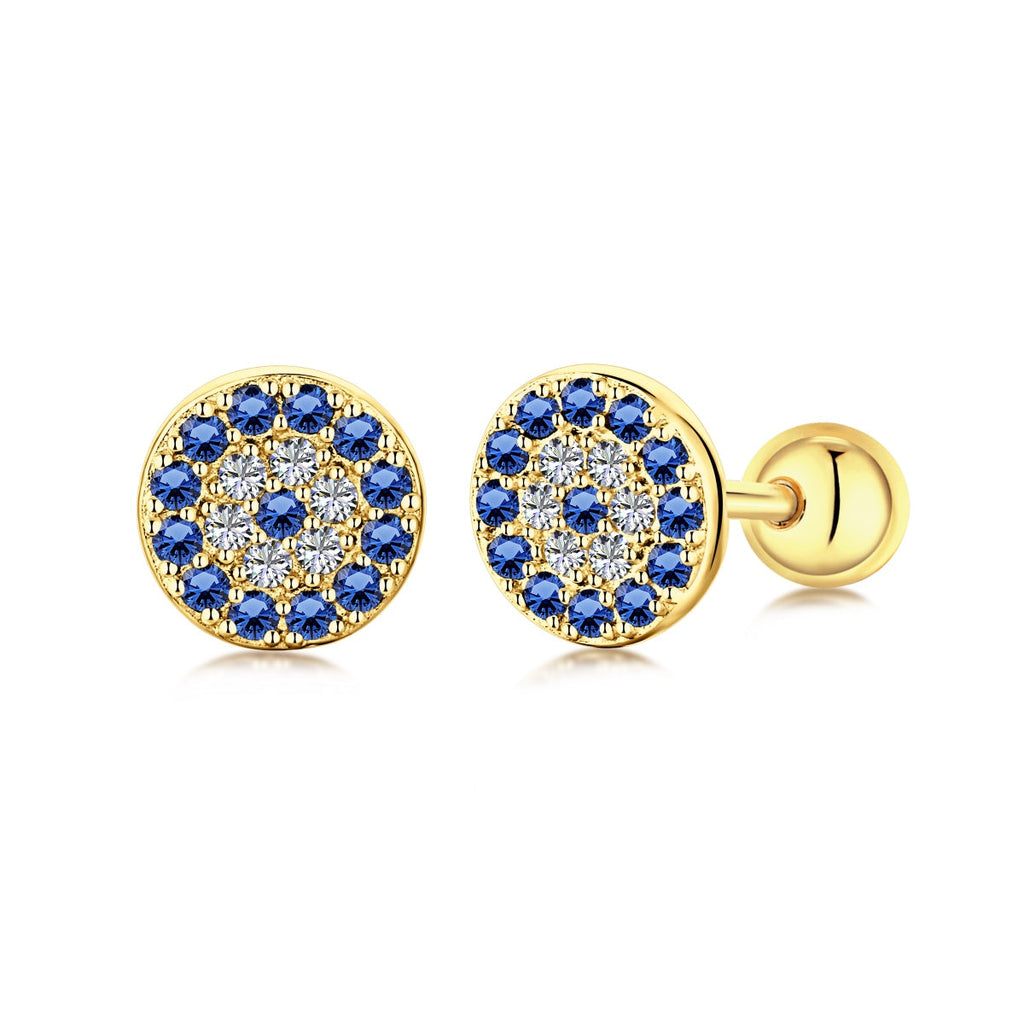 [Lumi Jewels]Devil's Eye Ear Bone Nail Earrings
