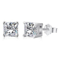 [Lumi Jewels]1.0 Carat Radiant Princess Cut Wedding Earrings