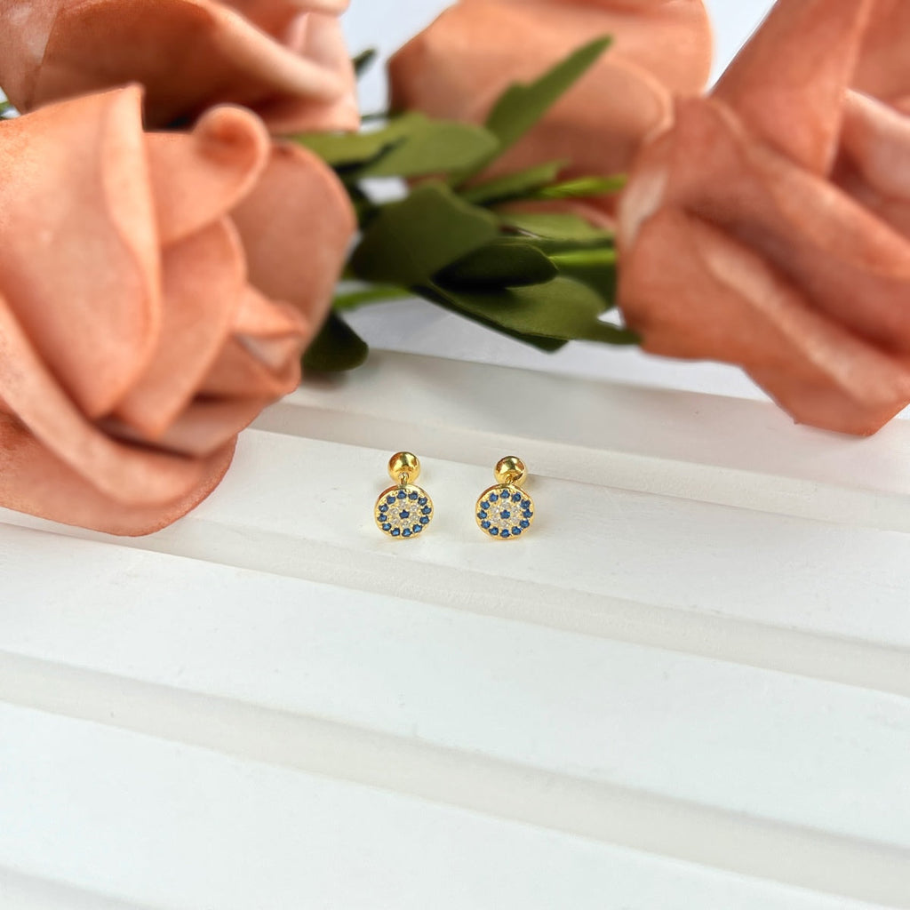 [Lumi Jewels]Devil's Eye Ear Bone Nail Earrings
