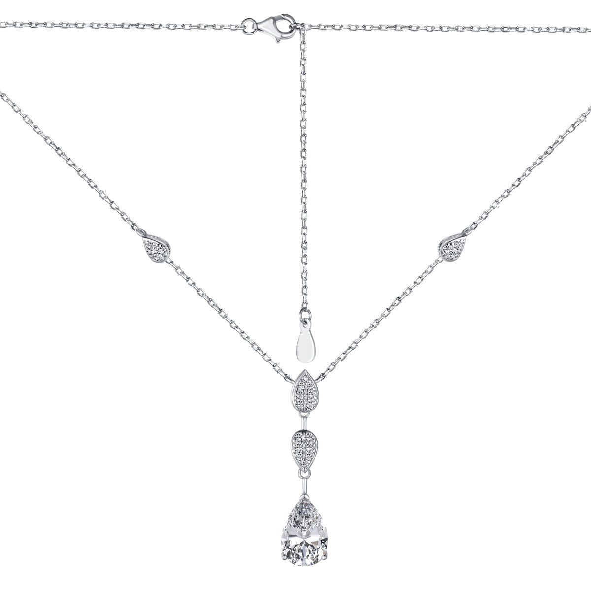 [Lumi Jewels]Dazzling Pear Cut Necklace
