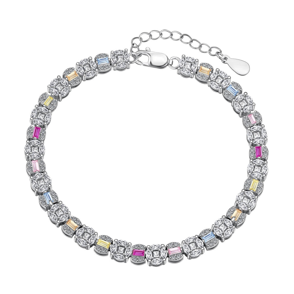 [Lumi Jewels]Dazzling Radiant Multi Cut Daily Bracelet