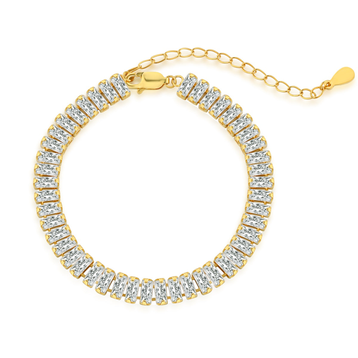 [Lumi Jewels]Exquisite Emerald Cut Daily Bracelet