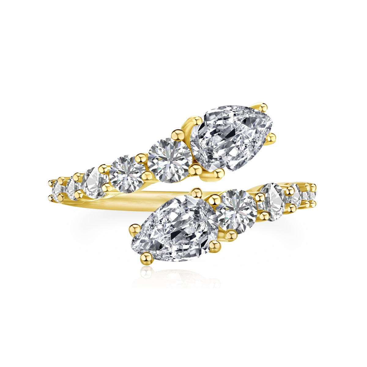 [Lumi Jewels]Delicate Lively Snake Shape Daily Ring