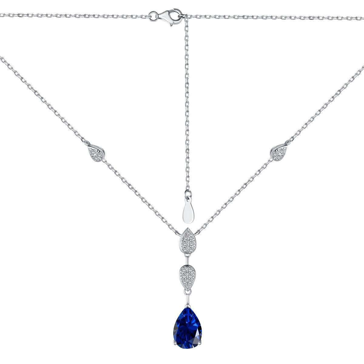 [Lumi Jewels]Dazzling Pear Cut Necklace