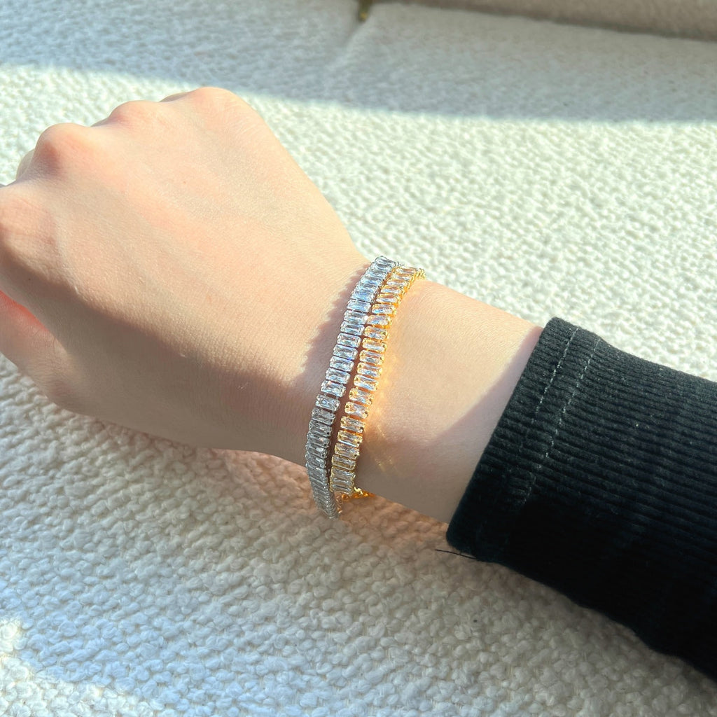[Lumi Jewels]Exquisite Emerald Cut Daily Bracelet