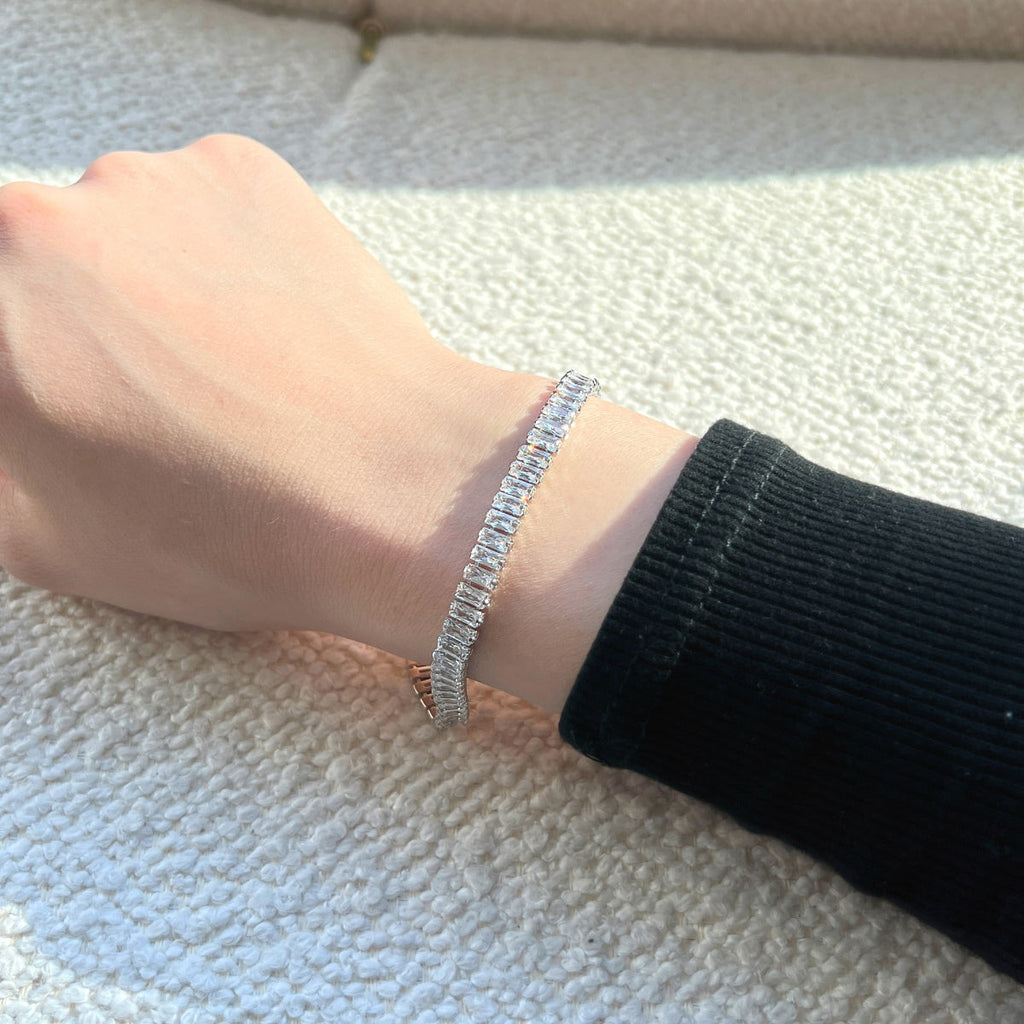 [Lumi Jewels]Exquisite Emerald Cut Daily Bracelet