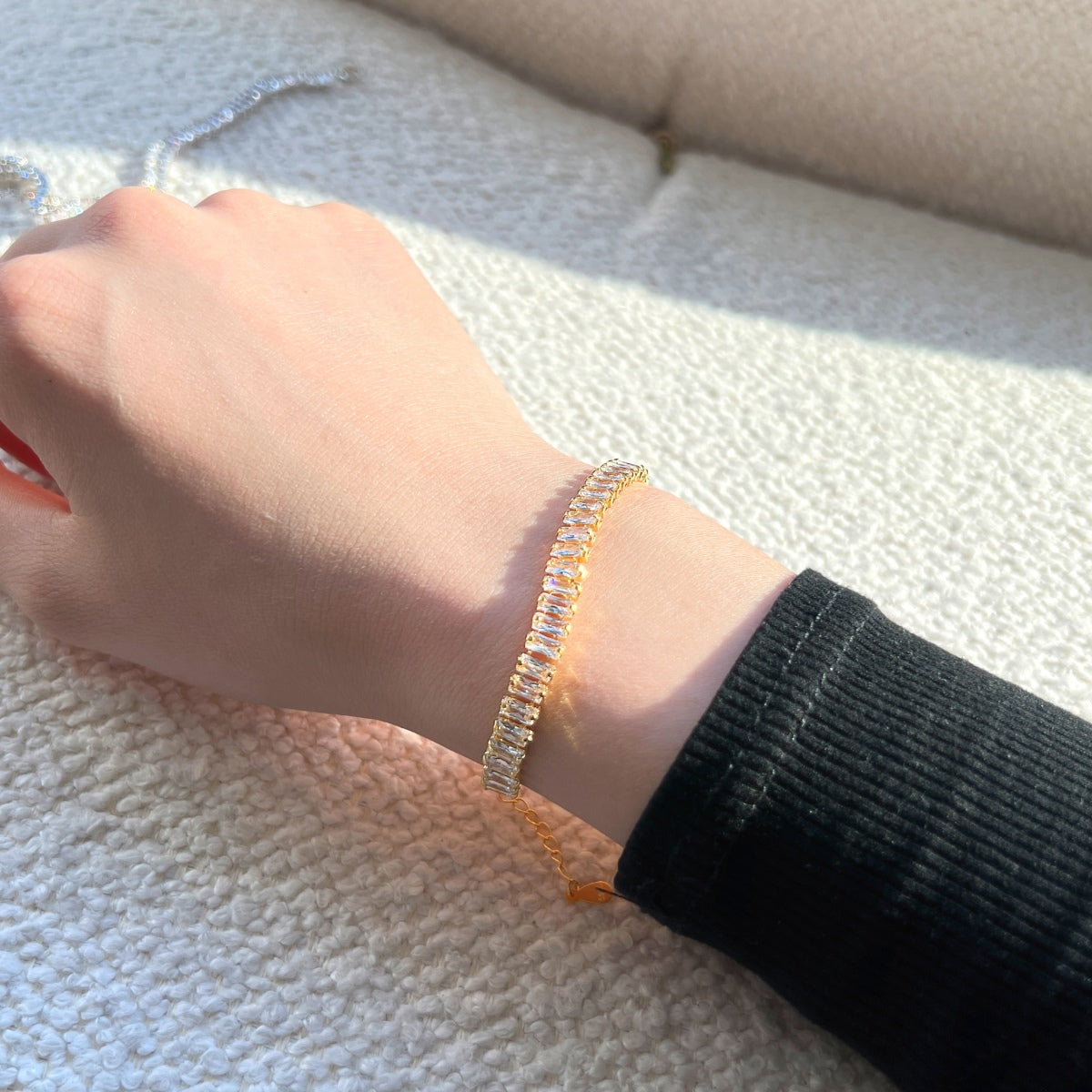[Lumi Jewels]Exquisite Emerald Cut Daily Bracelet