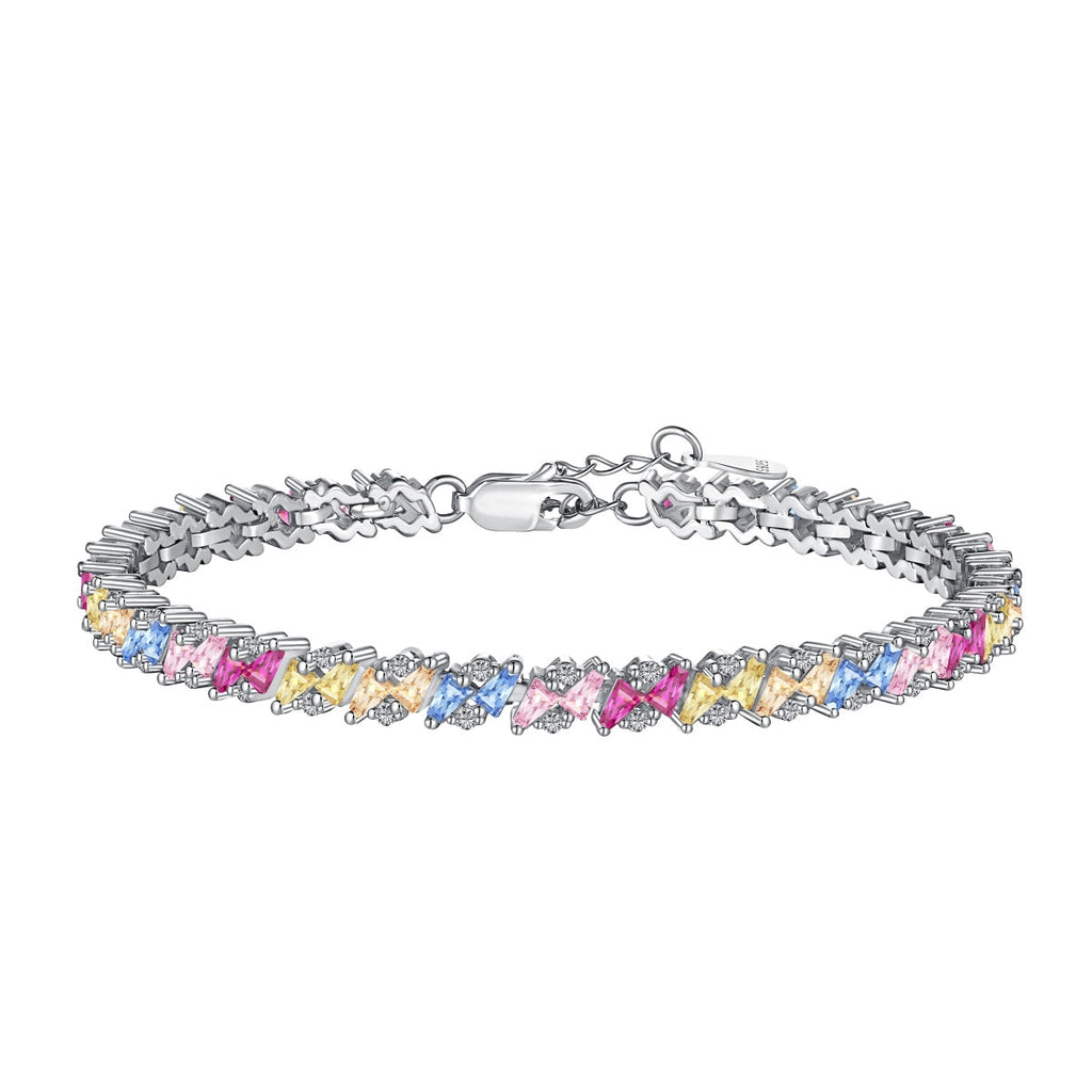 [Lumi Jewels]Ornate Sparkling Multi Cut Party Bracelet