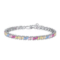 [Lumi Jewels]Ornate Sparkling Multi Cut Party Bracelet