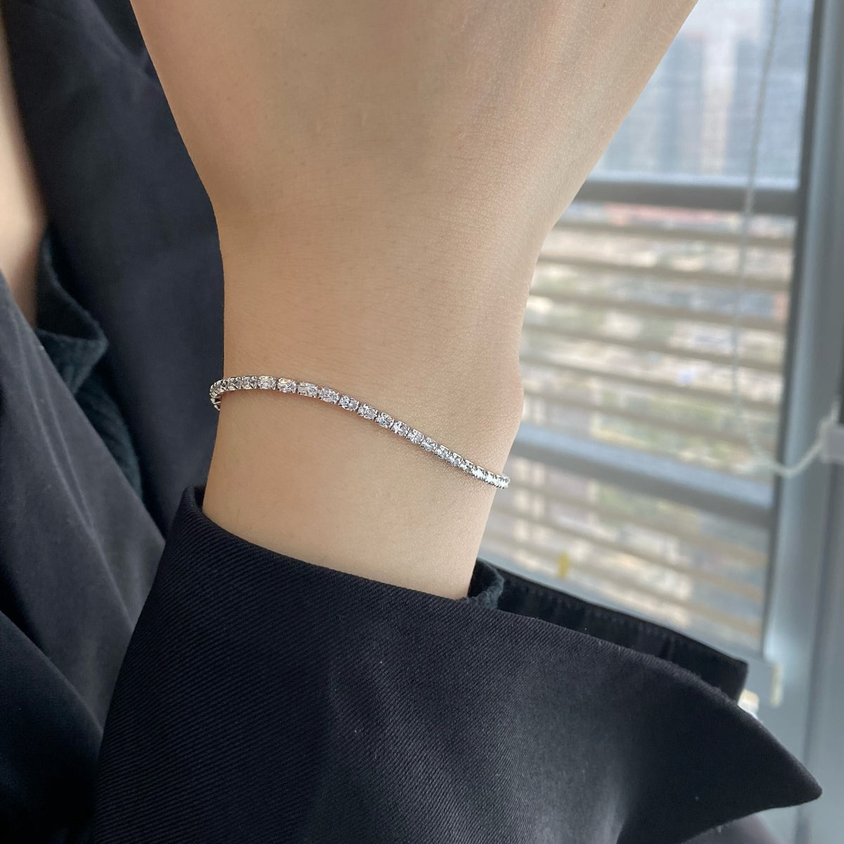 [Lumi Jewels]Elegant Emerald Cut Daily Bracelet