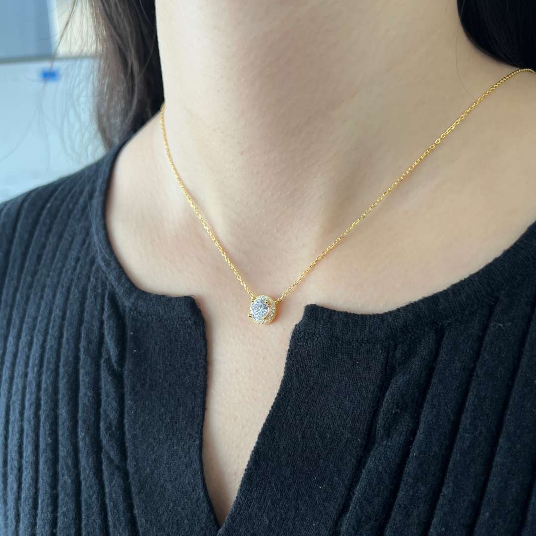 [Lumi Jewels]Luxurious Round Cut Necklace