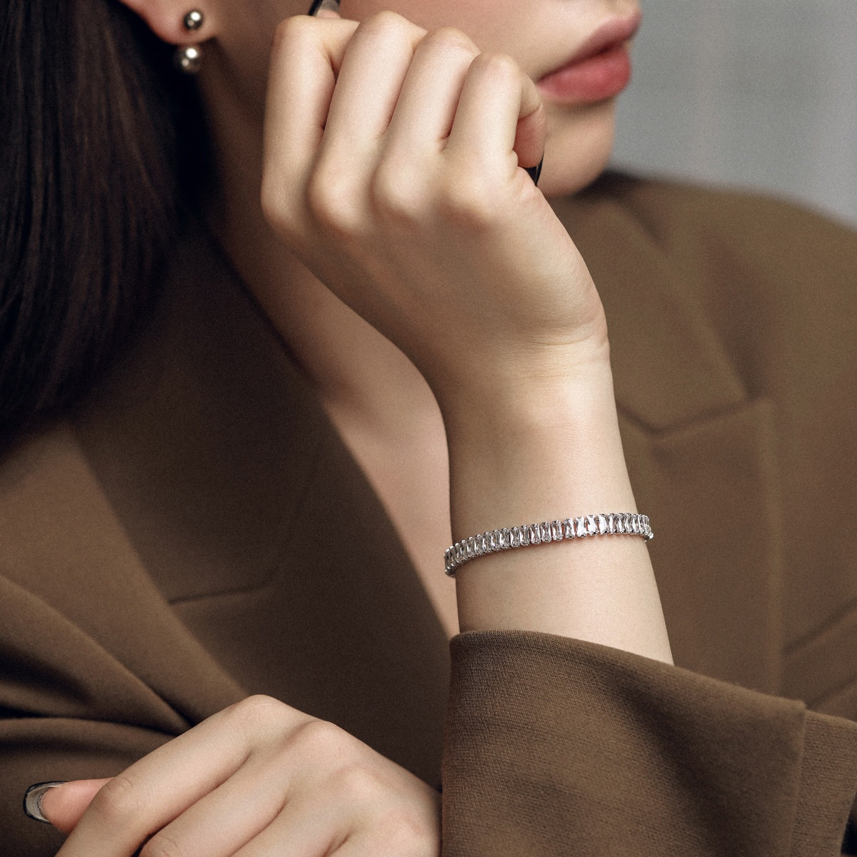 [Lumi Jewels]Exquisite Emerald Cut Daily Bracelet