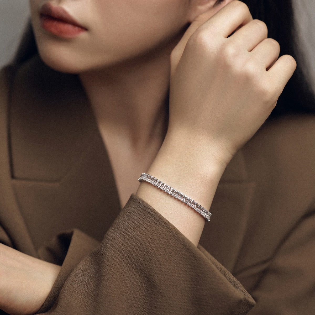 [Lumi Jewels]Exquisite Emerald Cut Daily Bracelet