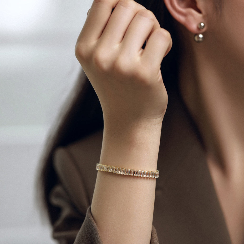 [Lumi Jewels]Exquisite Emerald Cut Daily Bracelet