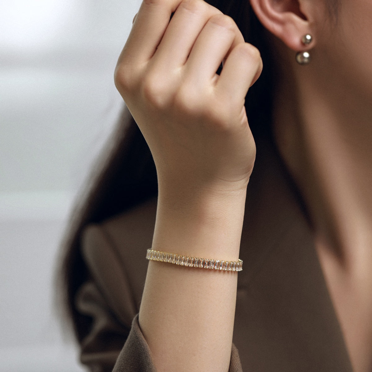 [Lumi Jewels]Exquisite Emerald Cut Daily Bracelet