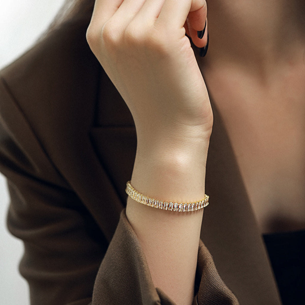 [Lumi Jewels]Exquisite Emerald Cut Daily Bracelet