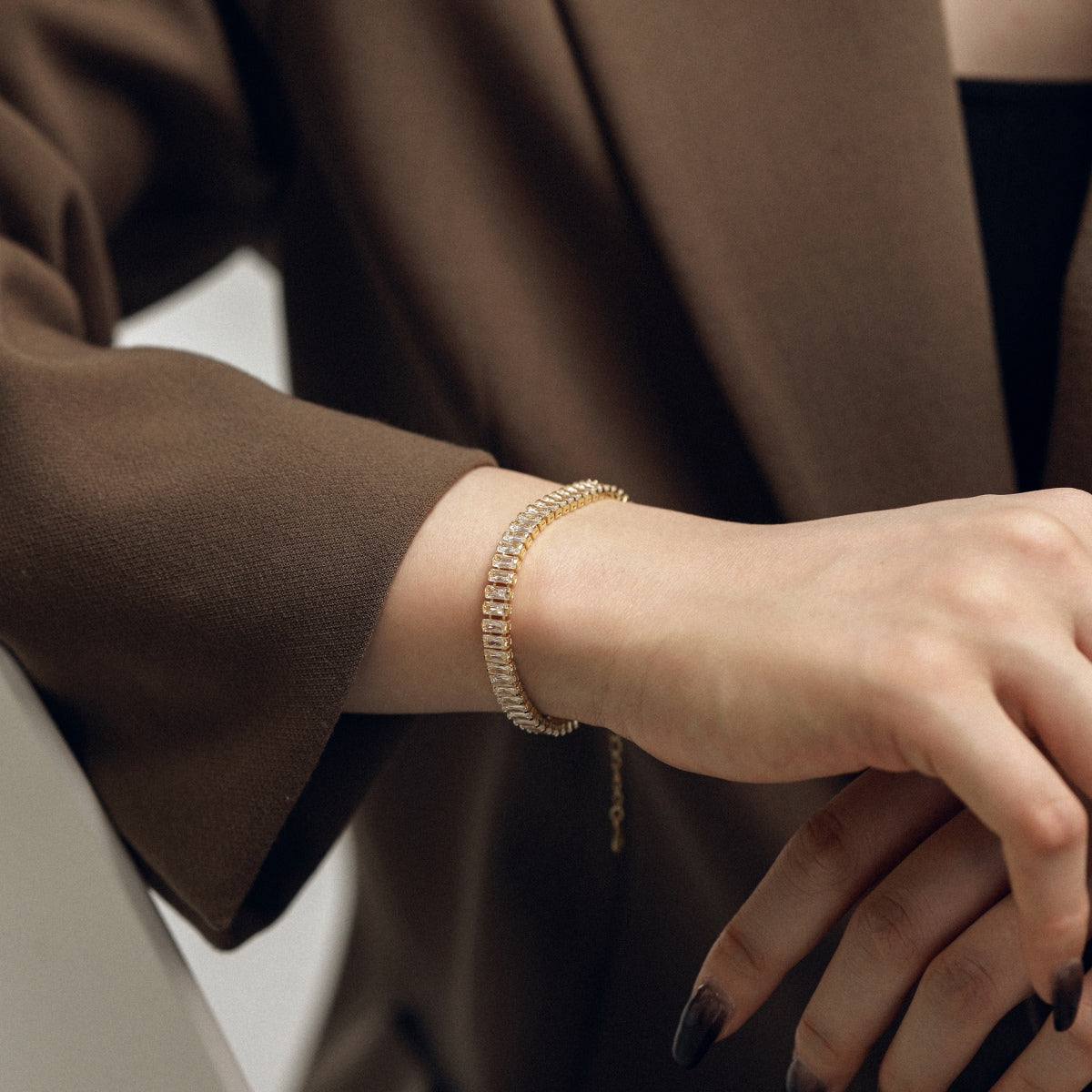 [Lumi Jewels]Exquisite Emerald Cut Daily Bracelet