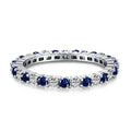 [Lumi Jewels]Exquisite Colorful Round Cut Tennis Ring