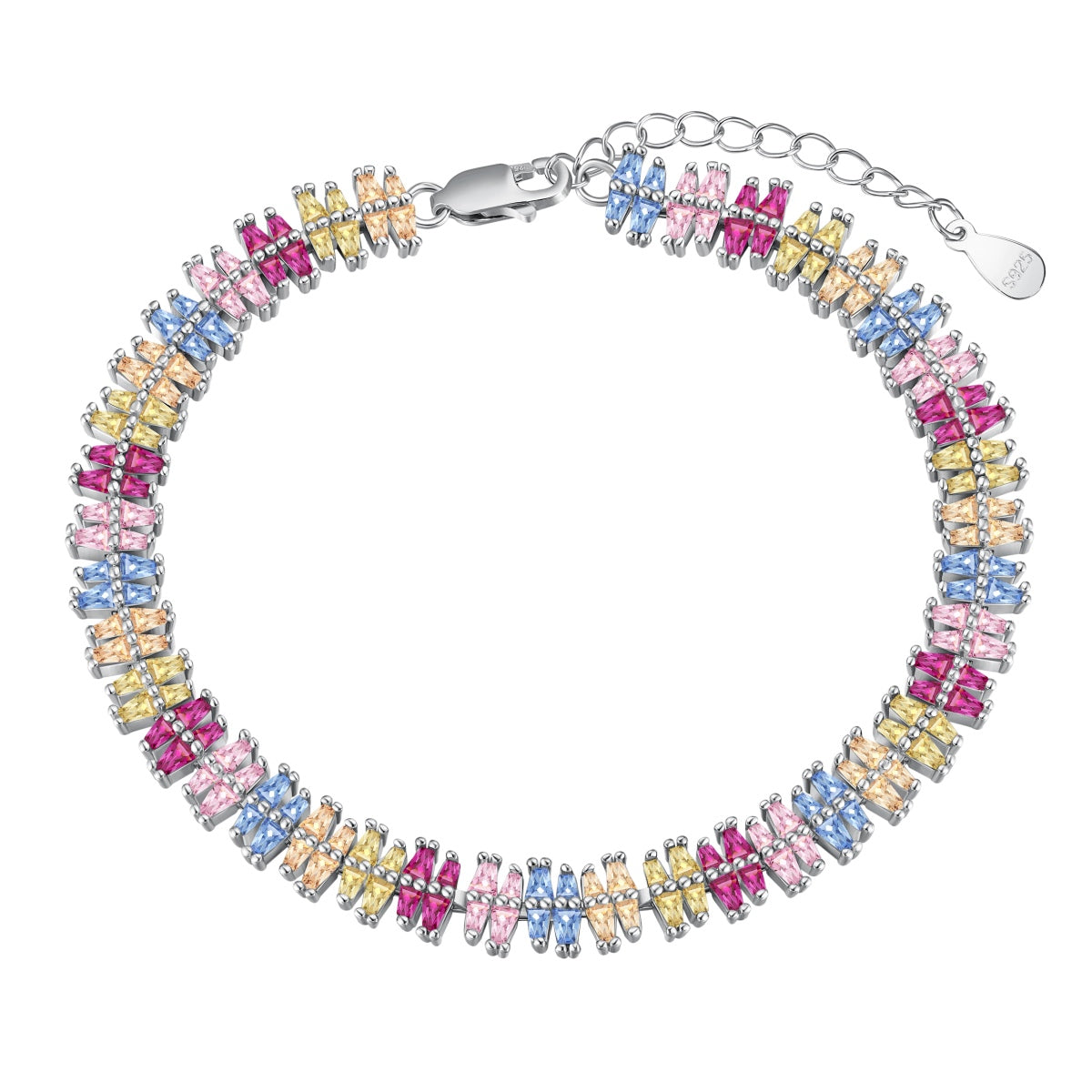 [Lumi Jewels]Sparkling Exquisite Multi Cut Party Bracelet