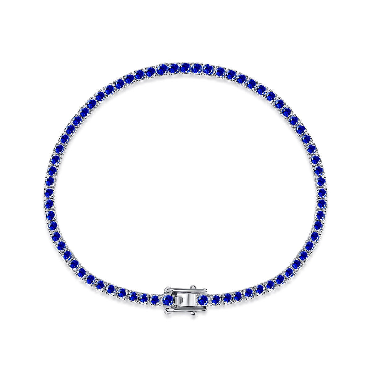 [Lumi Jewels]Dazzling Colorful Round Cut Daily Bracelet
