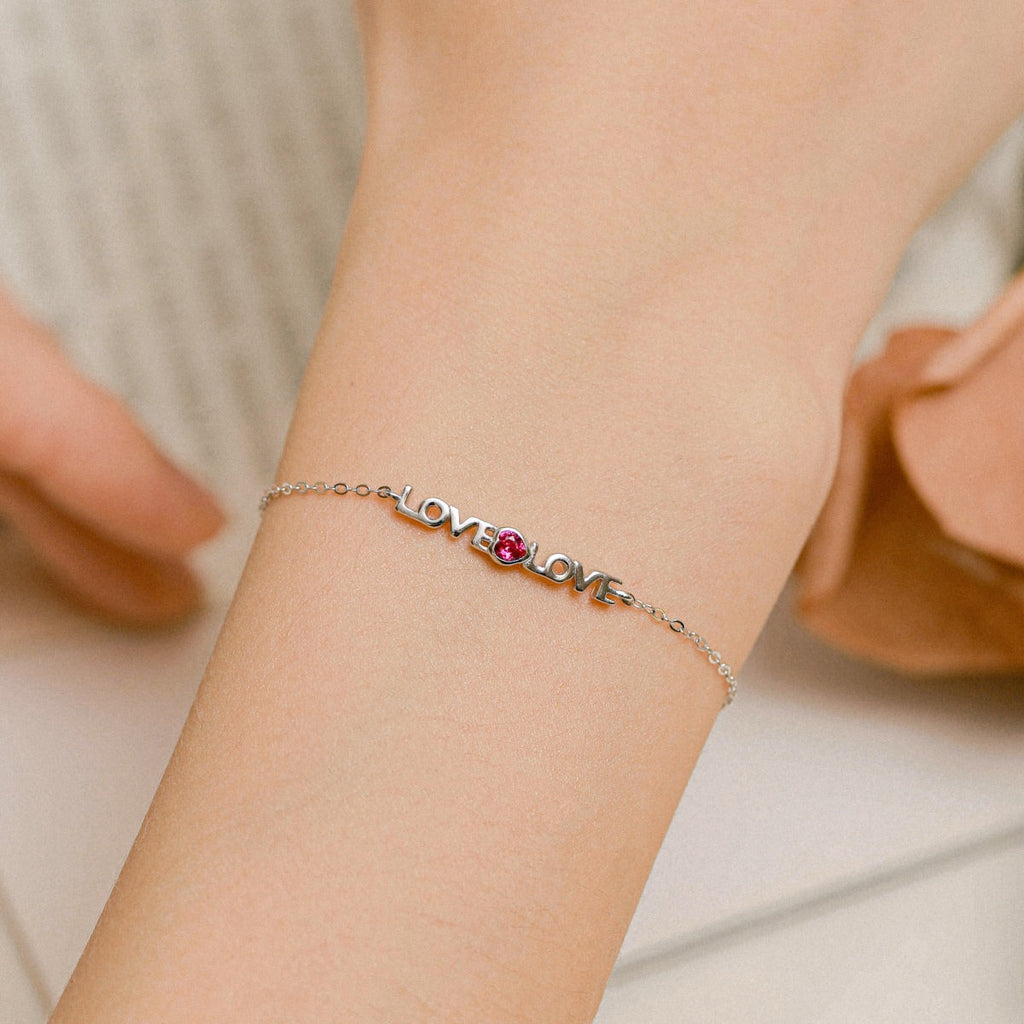 [Lumi Jewels]Romantic Heart Shape Lover Bracelet