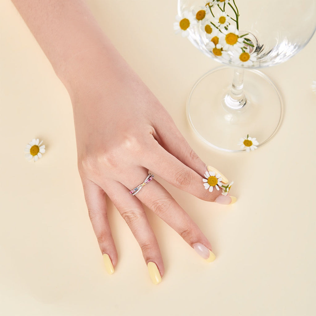 [Lumi Jewels]Energetic Elegant Radiant Cut Party Ring