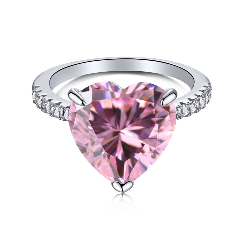 [Lumi Jewels]6.0 Carat Luxurious Sparkling Romantic Heart Cut Lover Ring