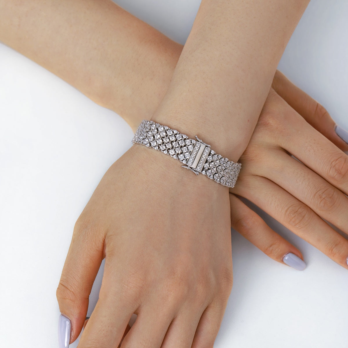 [Lumi Jewels]Ornate Elegant Round Cut Party Bracelet