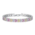[Lumi Jewels]Ornate Sparkling Round Cut Party Bracelet