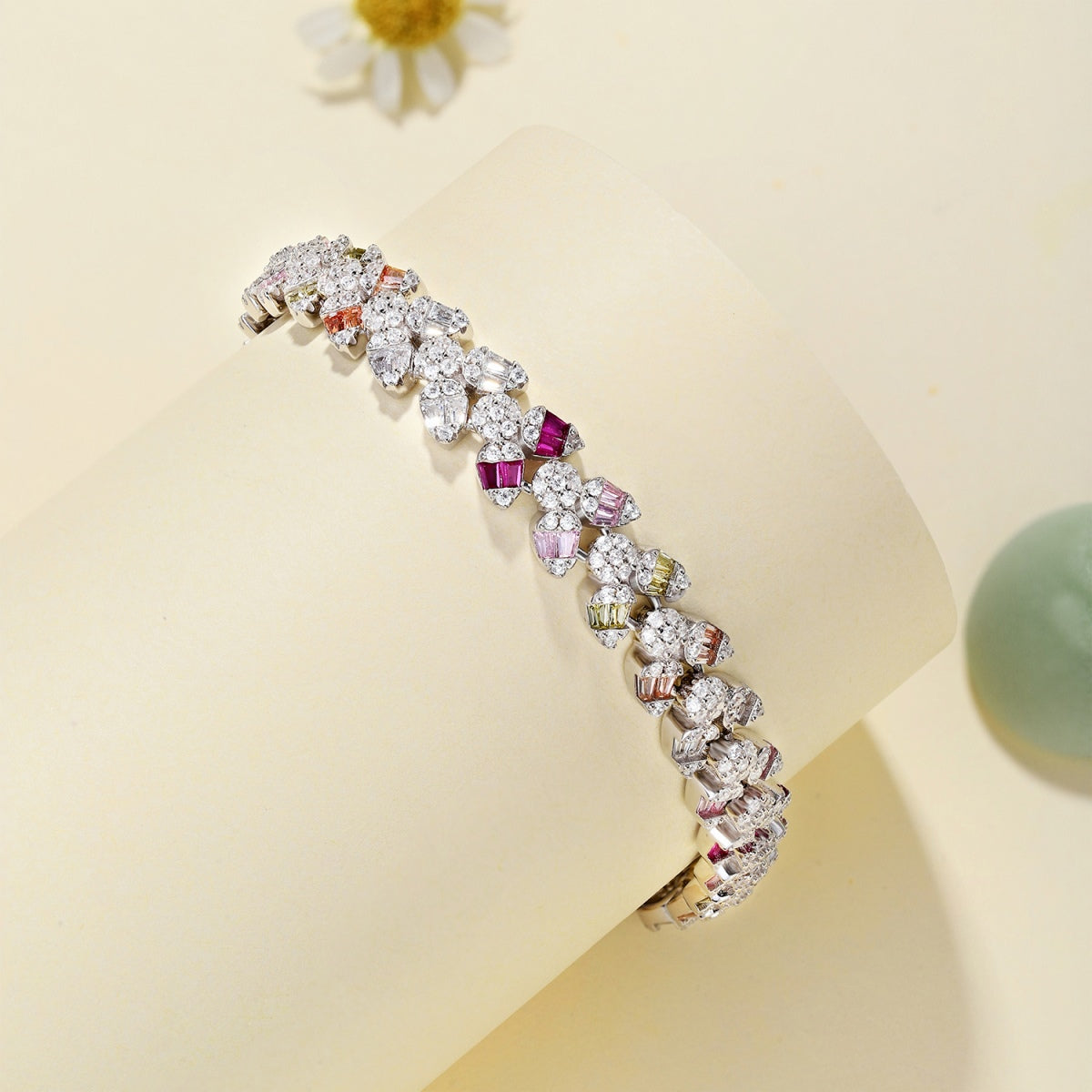 [Lumi Jewels]Dainty Exquisite Flower Shape Daily Bracelet