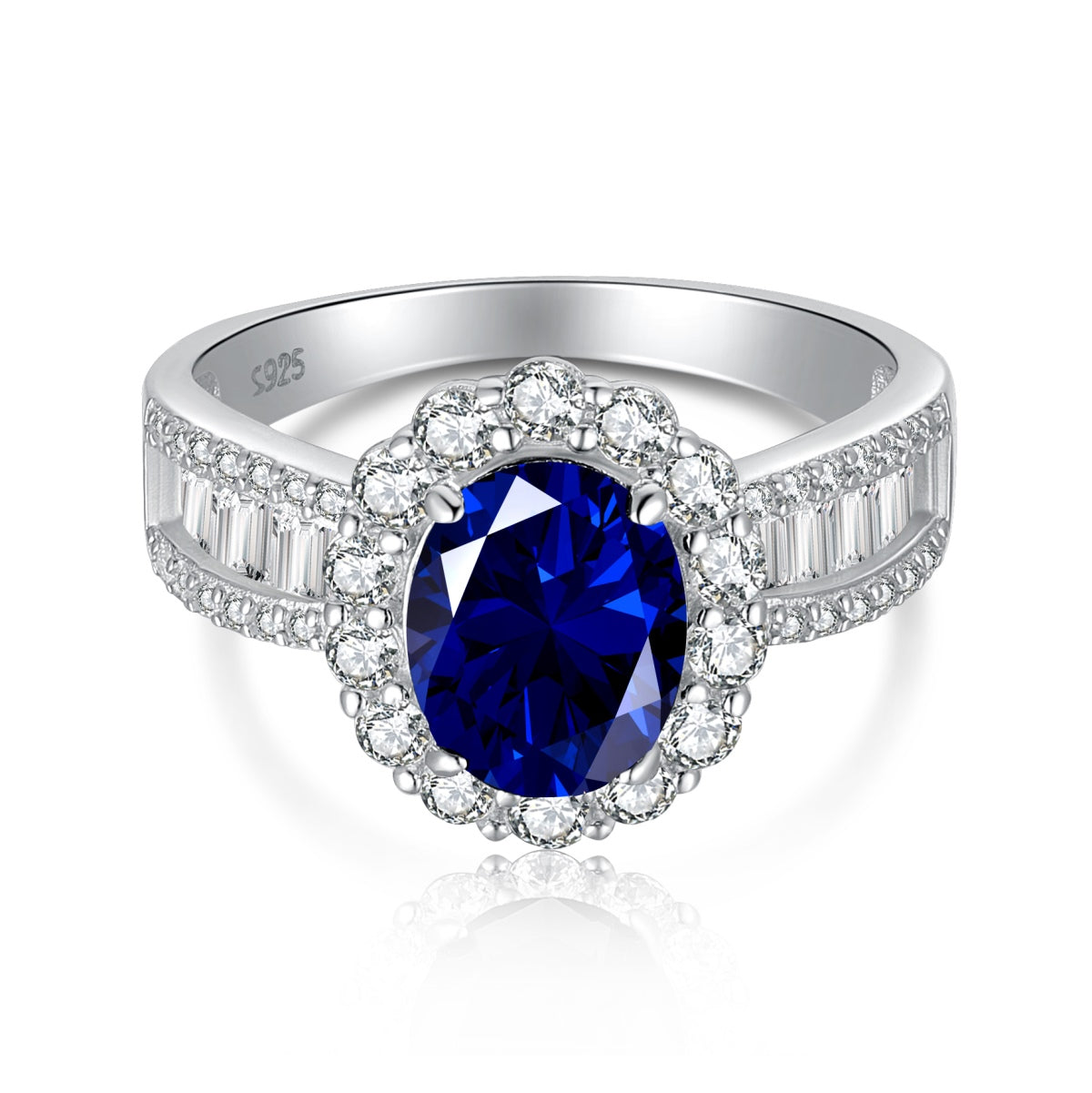 [Lumi Jewels]1.5 Carat Dazzling Charming Oval Cut Banquet Ring