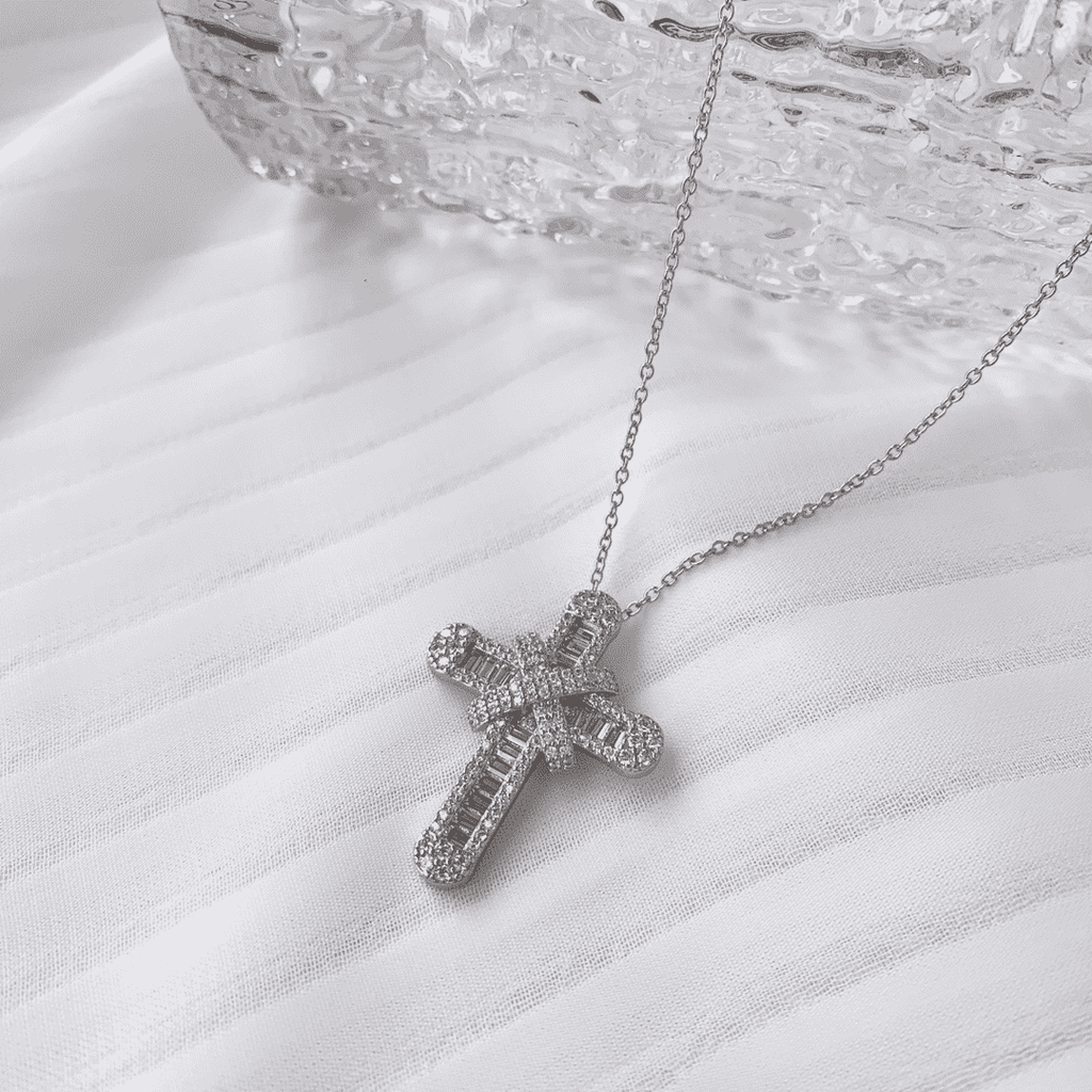 [Lumi Jewels]Gypsophila With Dimonds Necklace