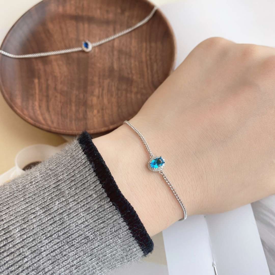 [Lumi Jewels]Exquisite Oval Shape Bracelet