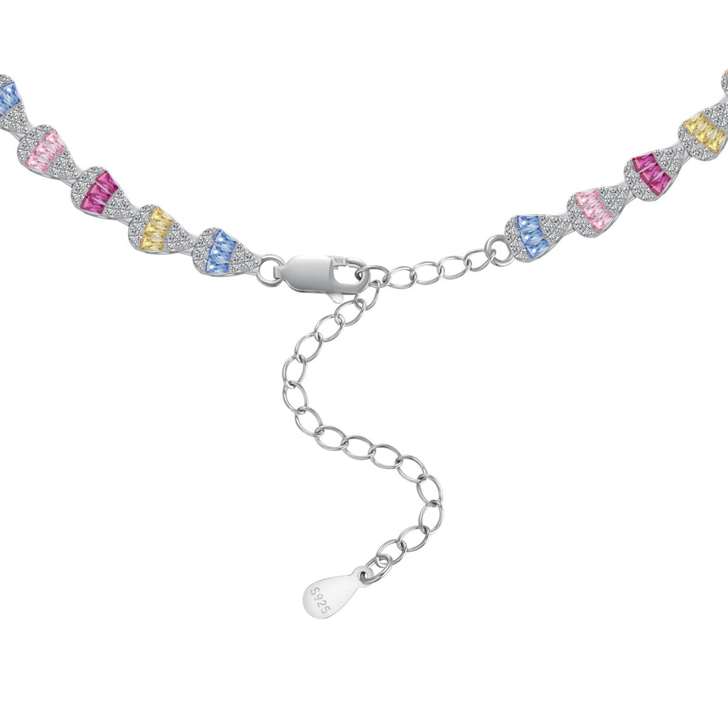 [Lumi Jewels]Radiant Colorful Rainbow Necklace