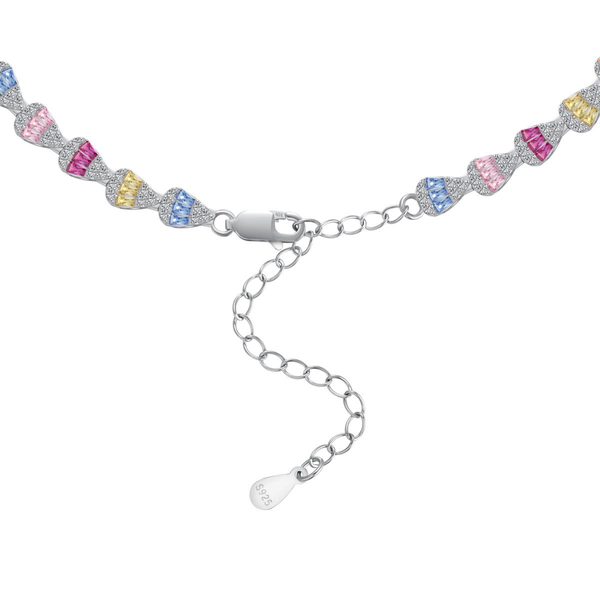 [Lumi Jewels]Radiant Colorful Rainbow Necklace
