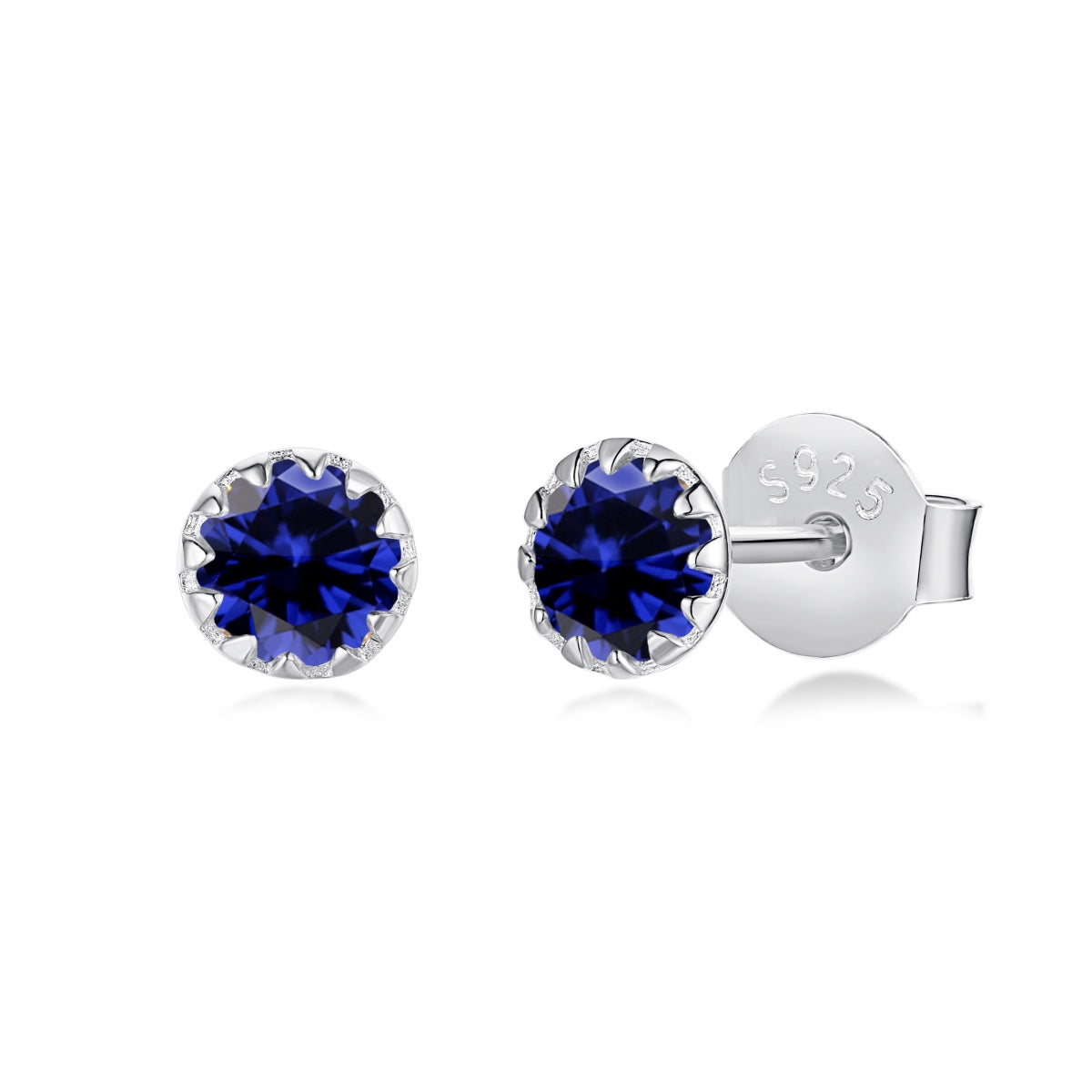 [Lumi Jewels]Sparkling Colorful Round Shape Earrings