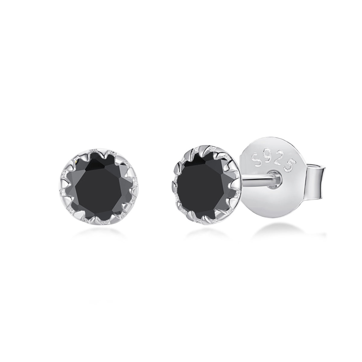 [Lumi Jewels]Sparkling Colorful Round Shape Earrings