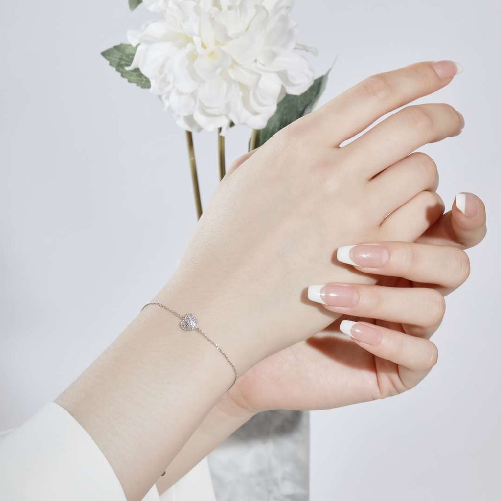 [Lumi Jewels]Heart-Shaped Gentle and Versatile Bracelet