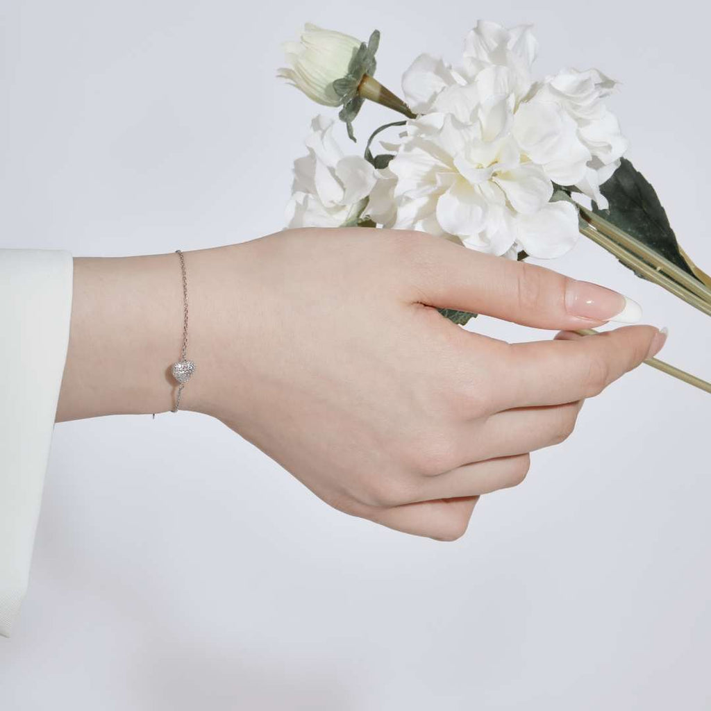 [Lumi Jewels]Heart-Shaped Gentle and Versatile Bracelet