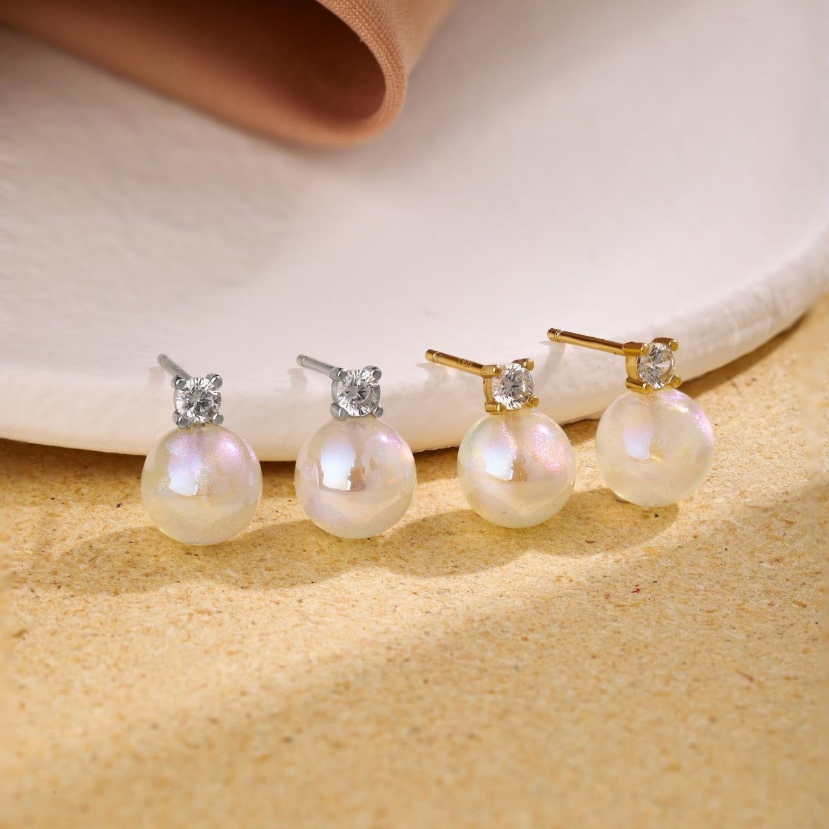[Lumi Jewels]Symphony Mermaid Pearl Earrings