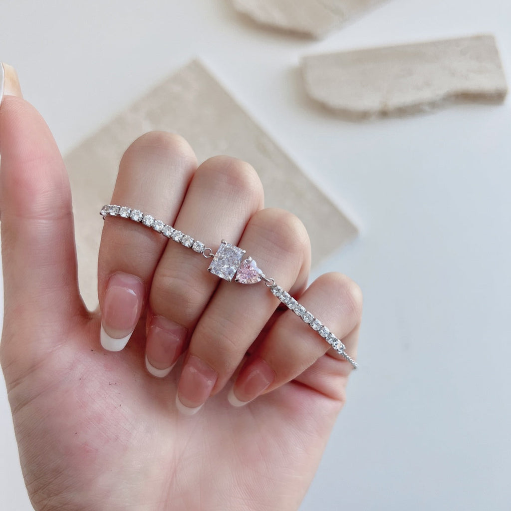 [Lumi Jewels]Dazzling Unique Multi Shape Lover Bracelet