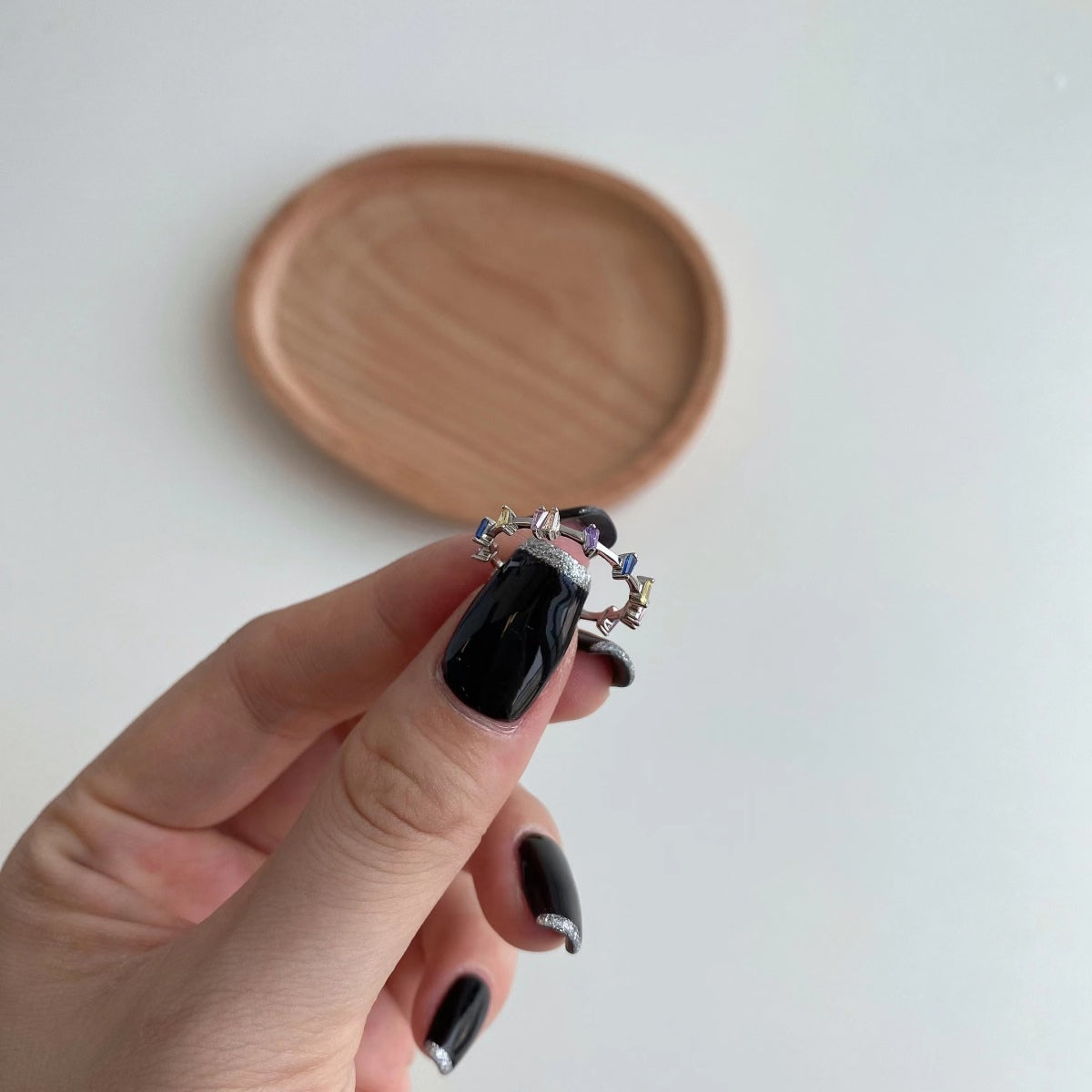 [Lumi Jewels]Unique Trapezoid Cut Daily Ring