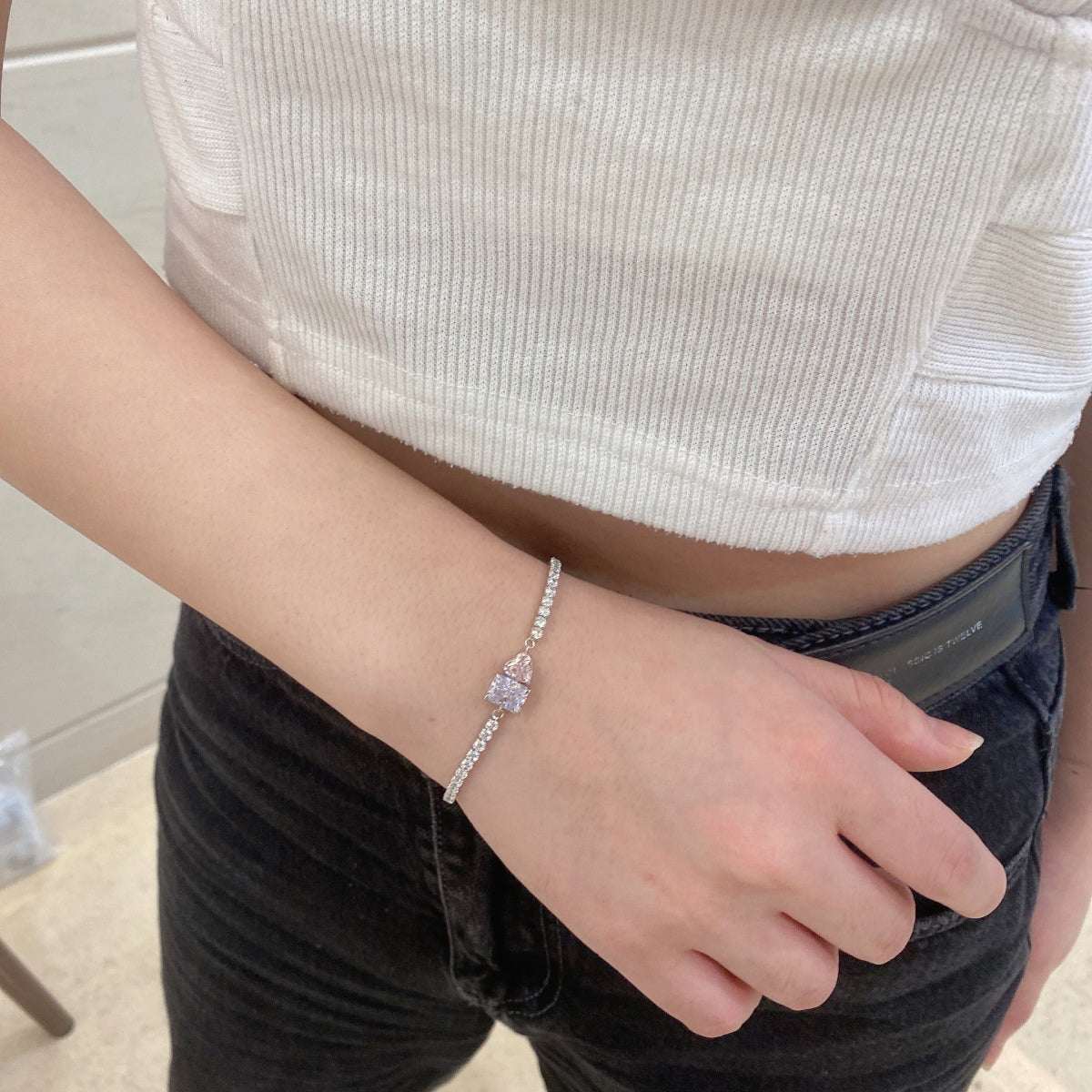 [Lumi Jewels]Dazzling Unique Multi Shape Lover Bracelet